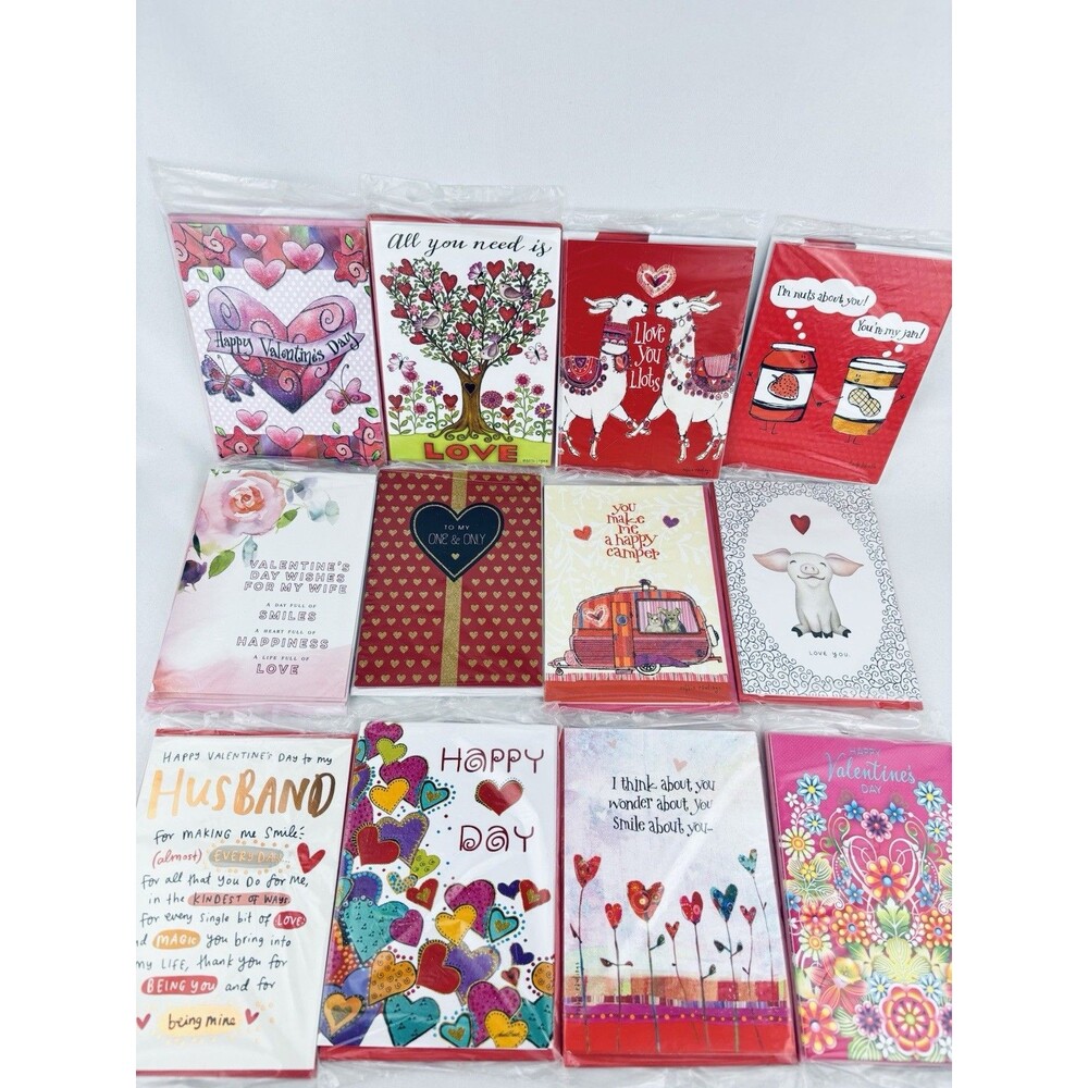 Lot Of 36 Leanin Tree Valentines Day - 12 Cards - Sealed - New With Envelopes - Picture 10 of 15